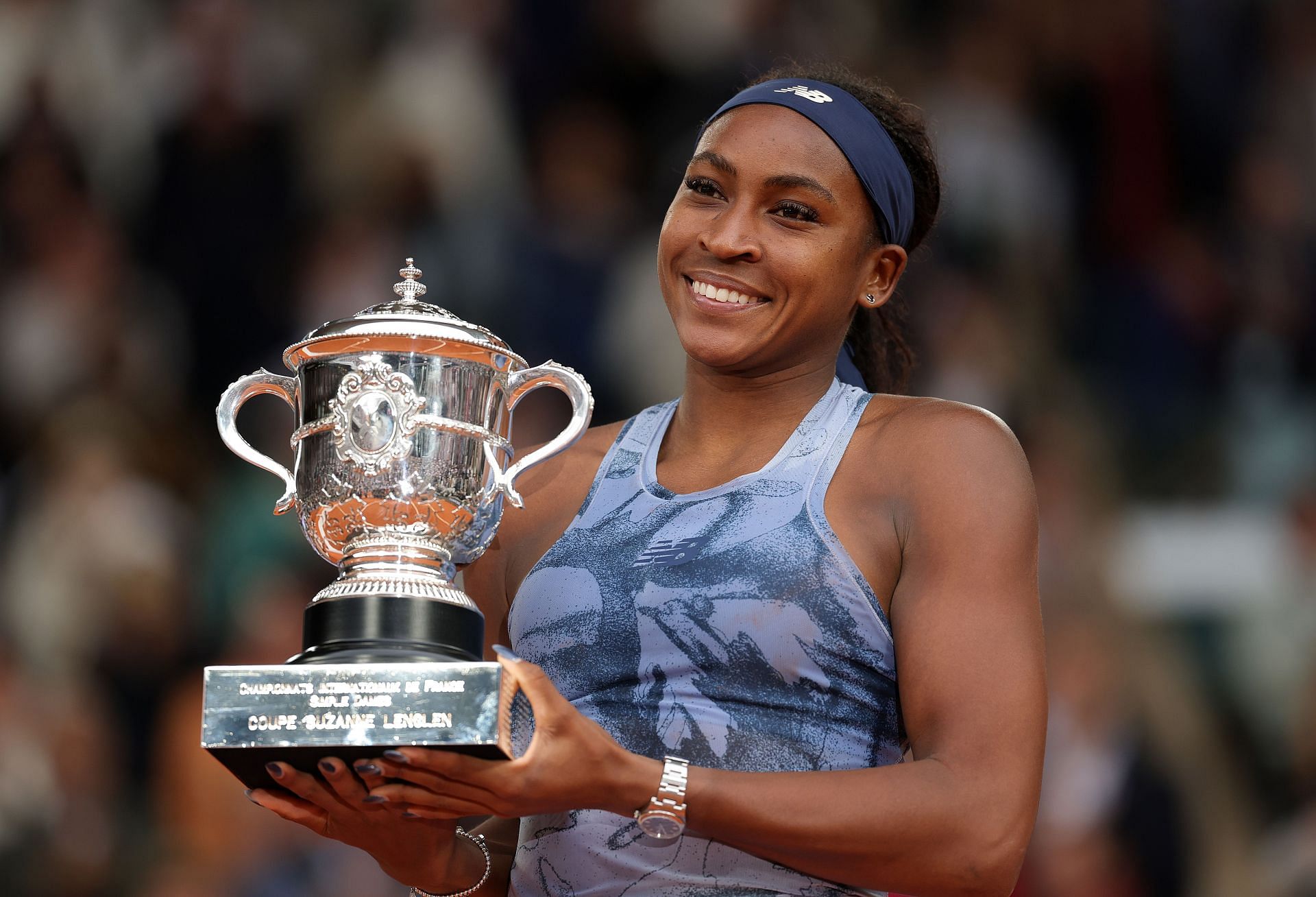 Coco Gauff at the French Open 2025. (Photo: Getty)